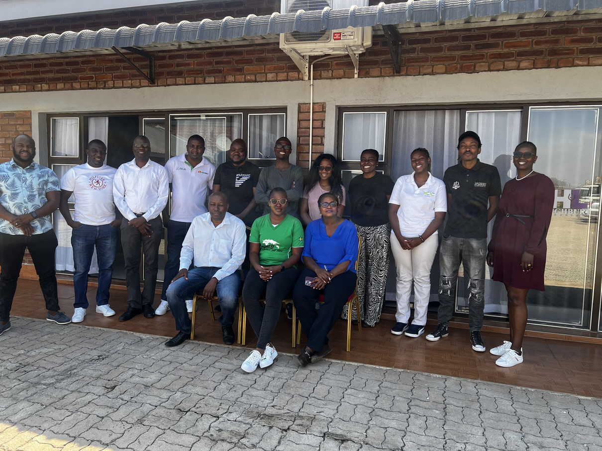 Training group photo following a capacity-building workshop