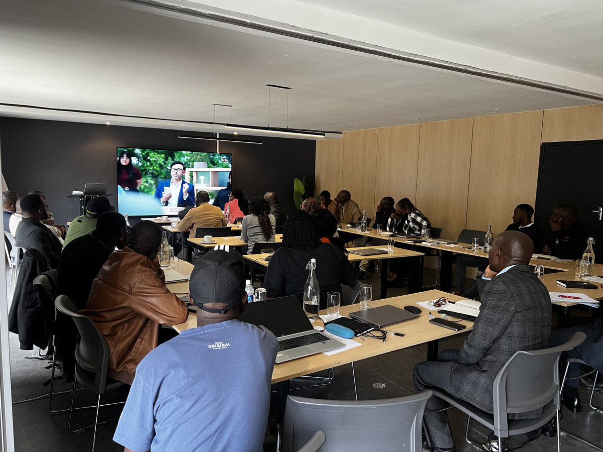 Participants during an ESG and sustainability training session